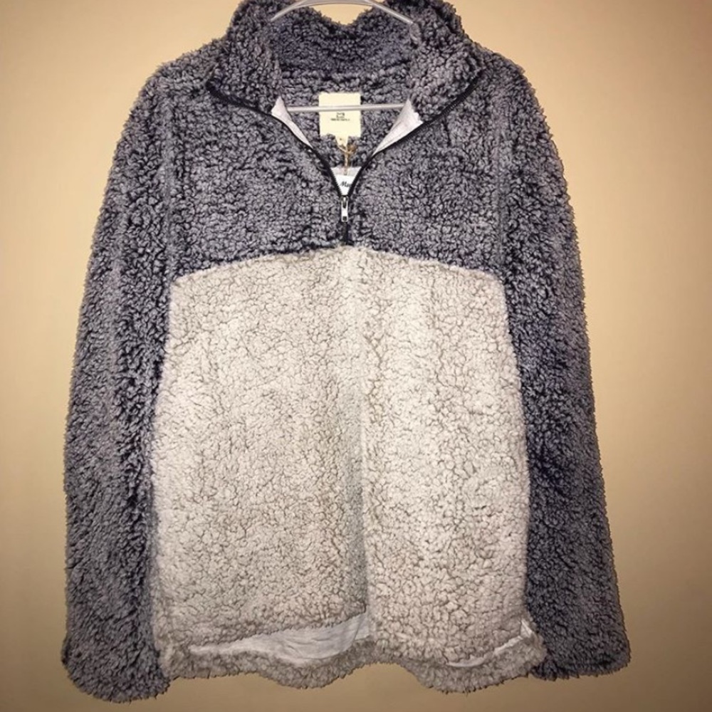 NWT Thread & Supply Furry Pullover